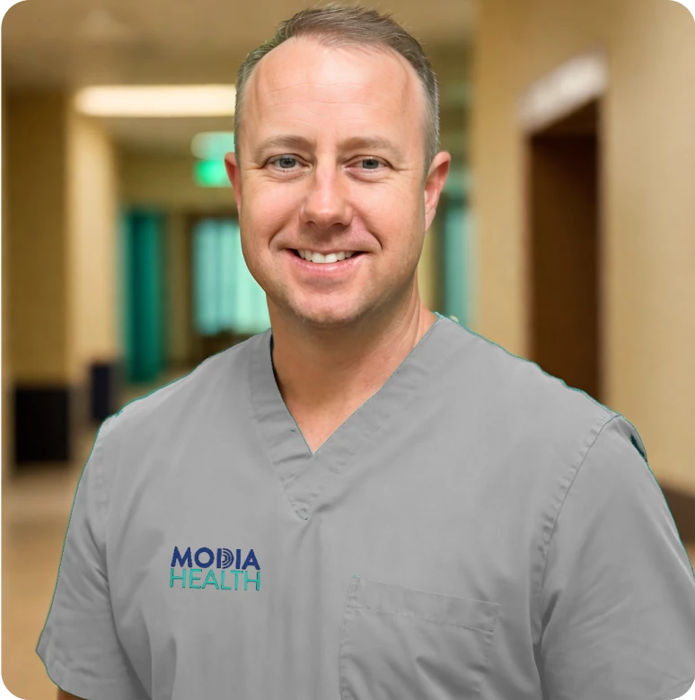 Tim, Modia Health sonographer